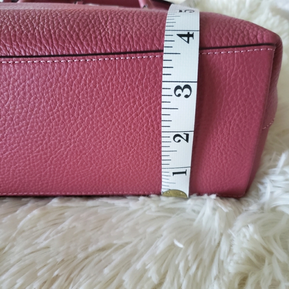 COACH Remi Dusty Rose Genuine Pebbled Leather Satchel—NWT - Picture 12 of 14